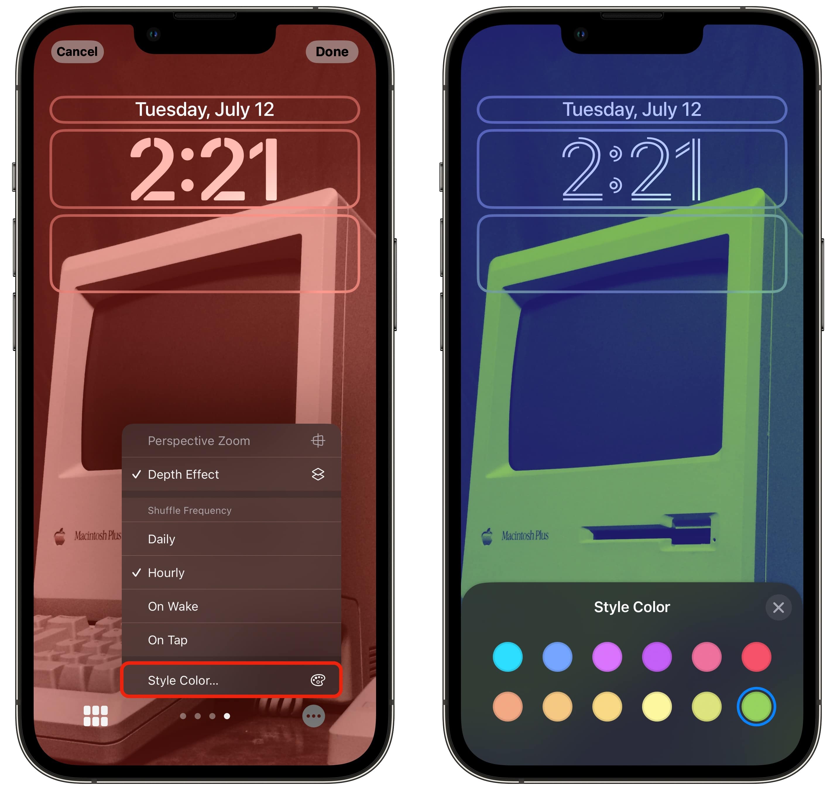 4 Photo Style Color Give your Photo Shuffle an aesthetic color scheme.