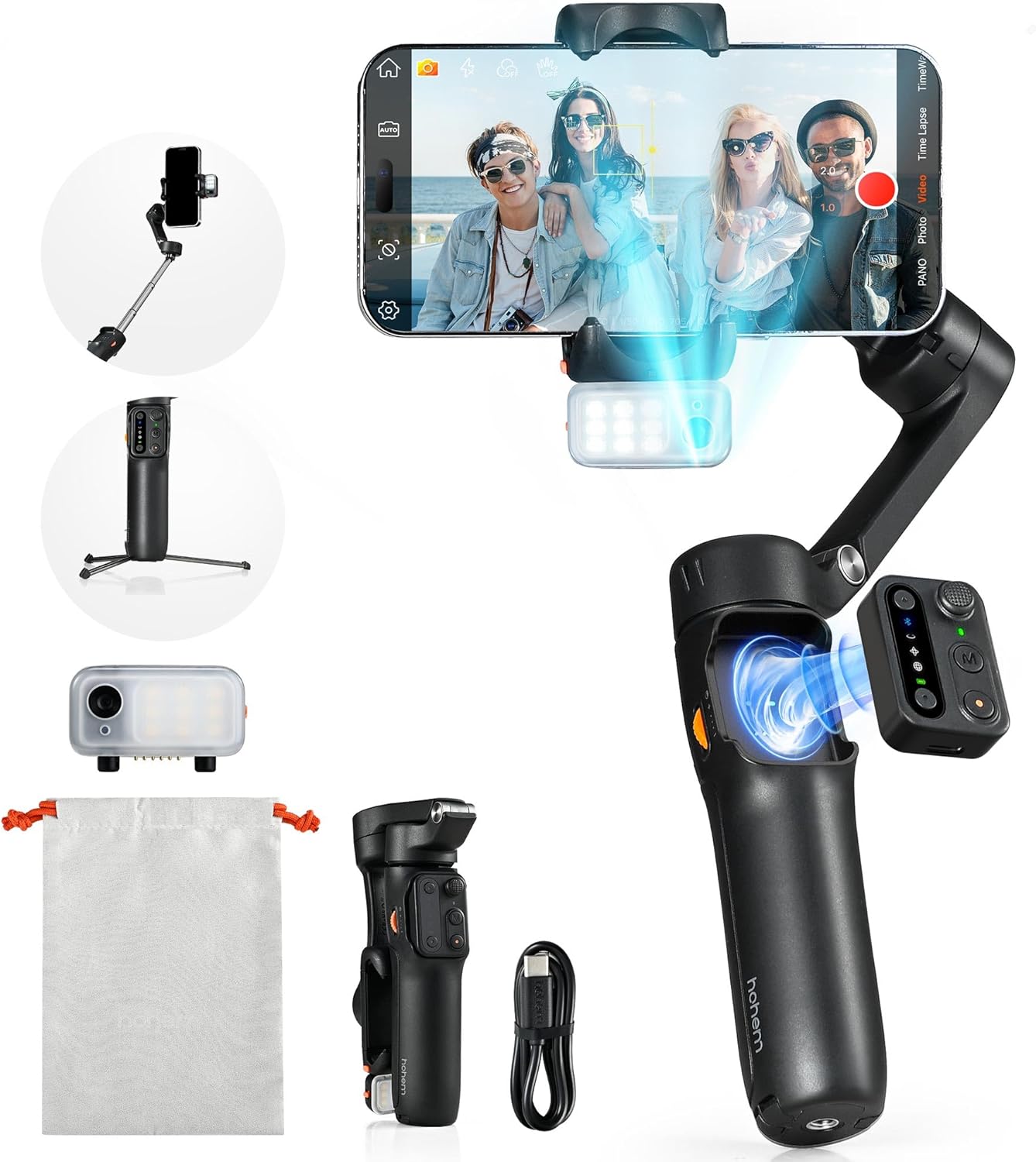 Hohem iSteady V3 Gimbal Stabilizer for iPhone Hohem iSteady V3 Gimbal Stabilizer for iPhone