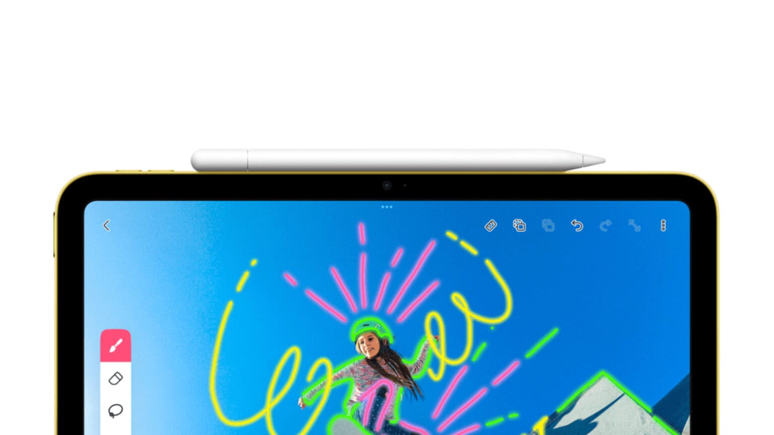 Apple Pencil (USB-C) on iPad
