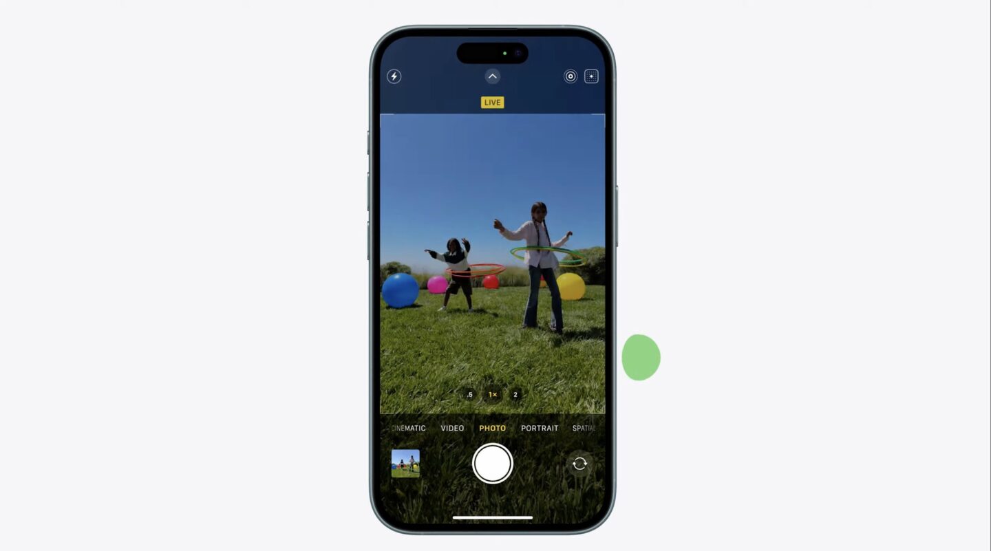 Camera Control Tap Press the iPhone 16 Camera Control button to open the Camera app
