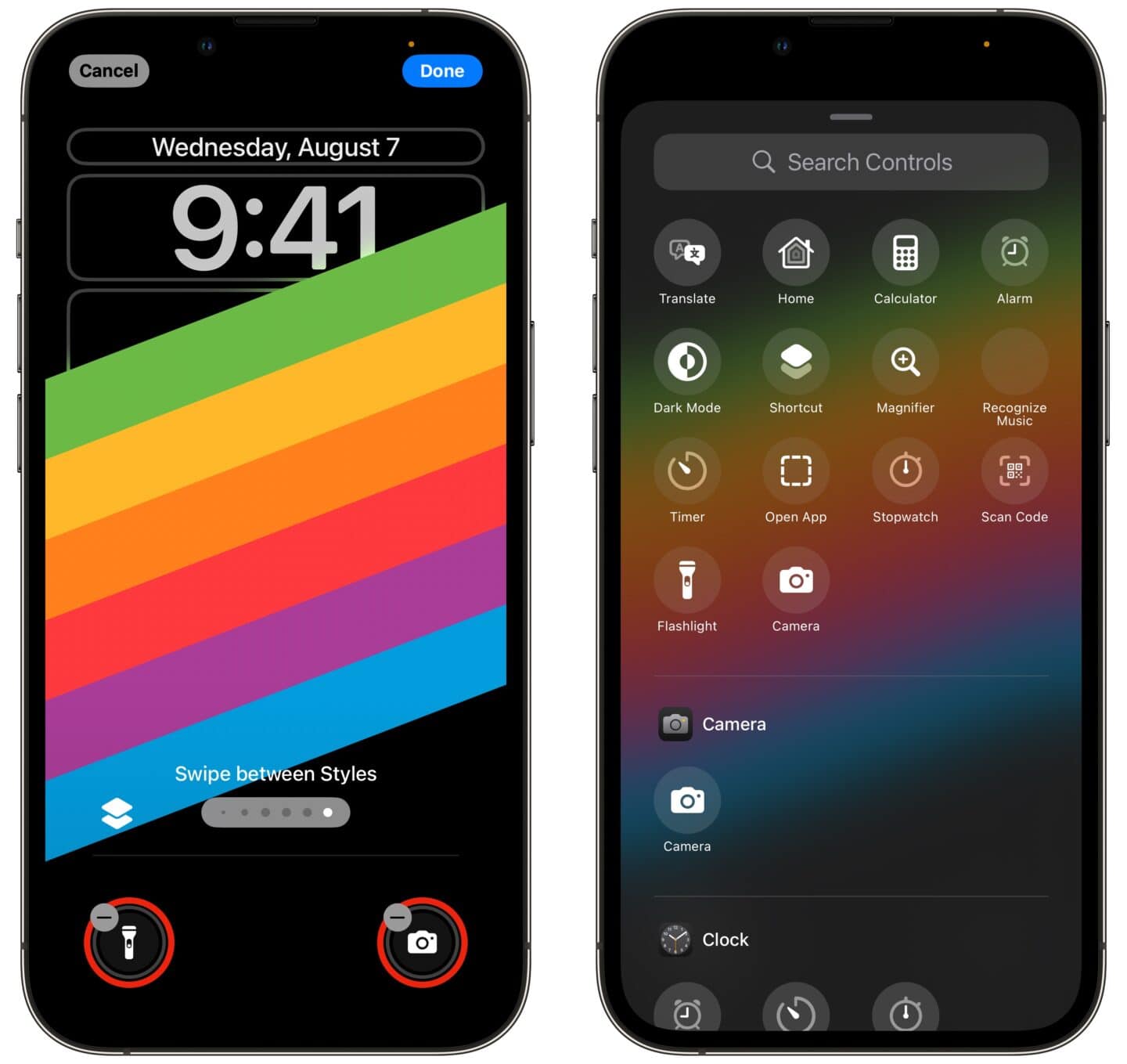 Change Lock Screen Buttons Change the Lock Screen buttons for any you want instead