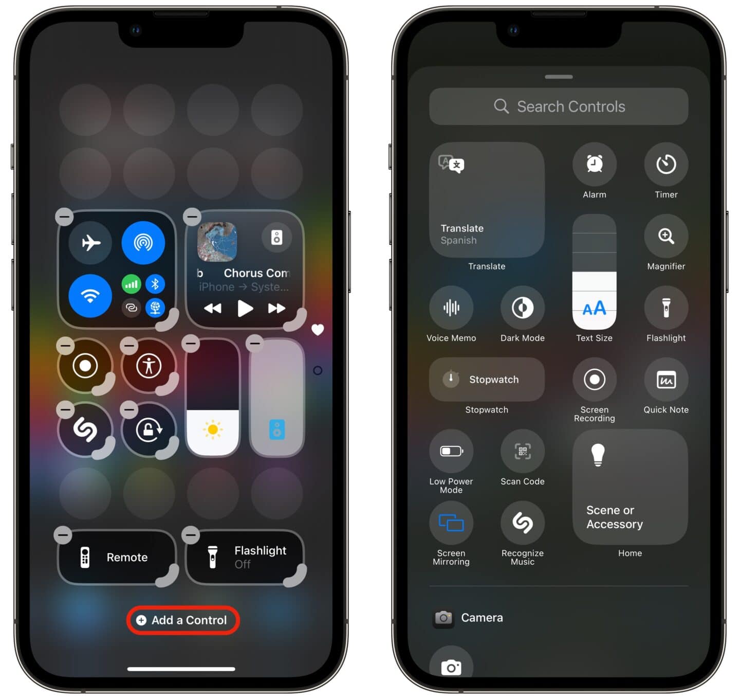 Customize Control Center Customize Control Center in iOS 18