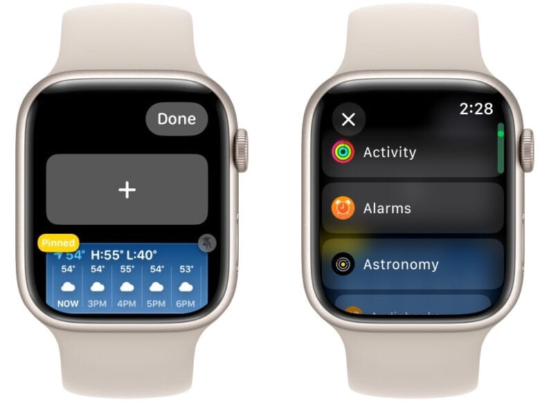 Editing Apple Watch Widgets Adding a new widget to the smart stack