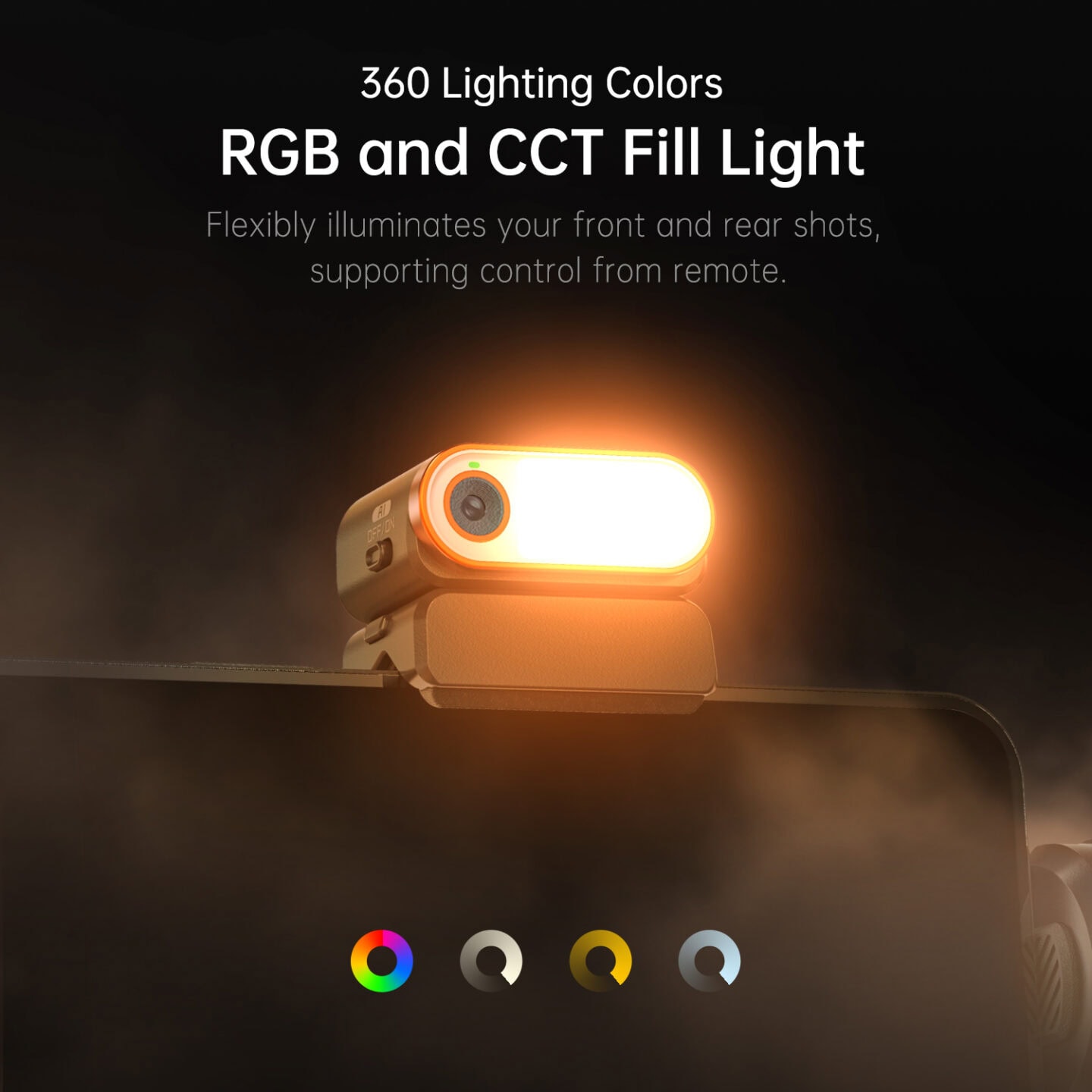 Hohem iSteady M7 fill light Hohem iSteady M7 smartphone gimbal