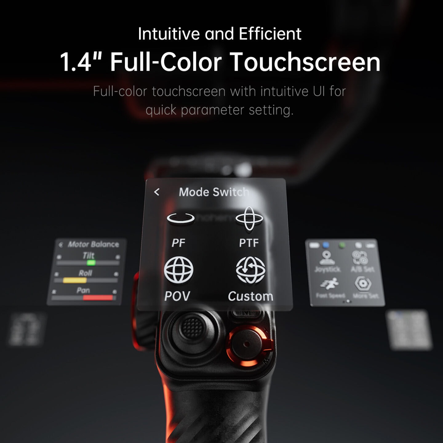 Hohem iSteady M7 touchscreen Hohem iSteady M7 touchscreen