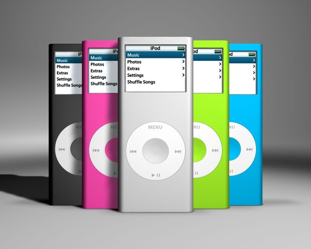 Ipod nano second generation The second-generation iPod nano came in multiple colors.