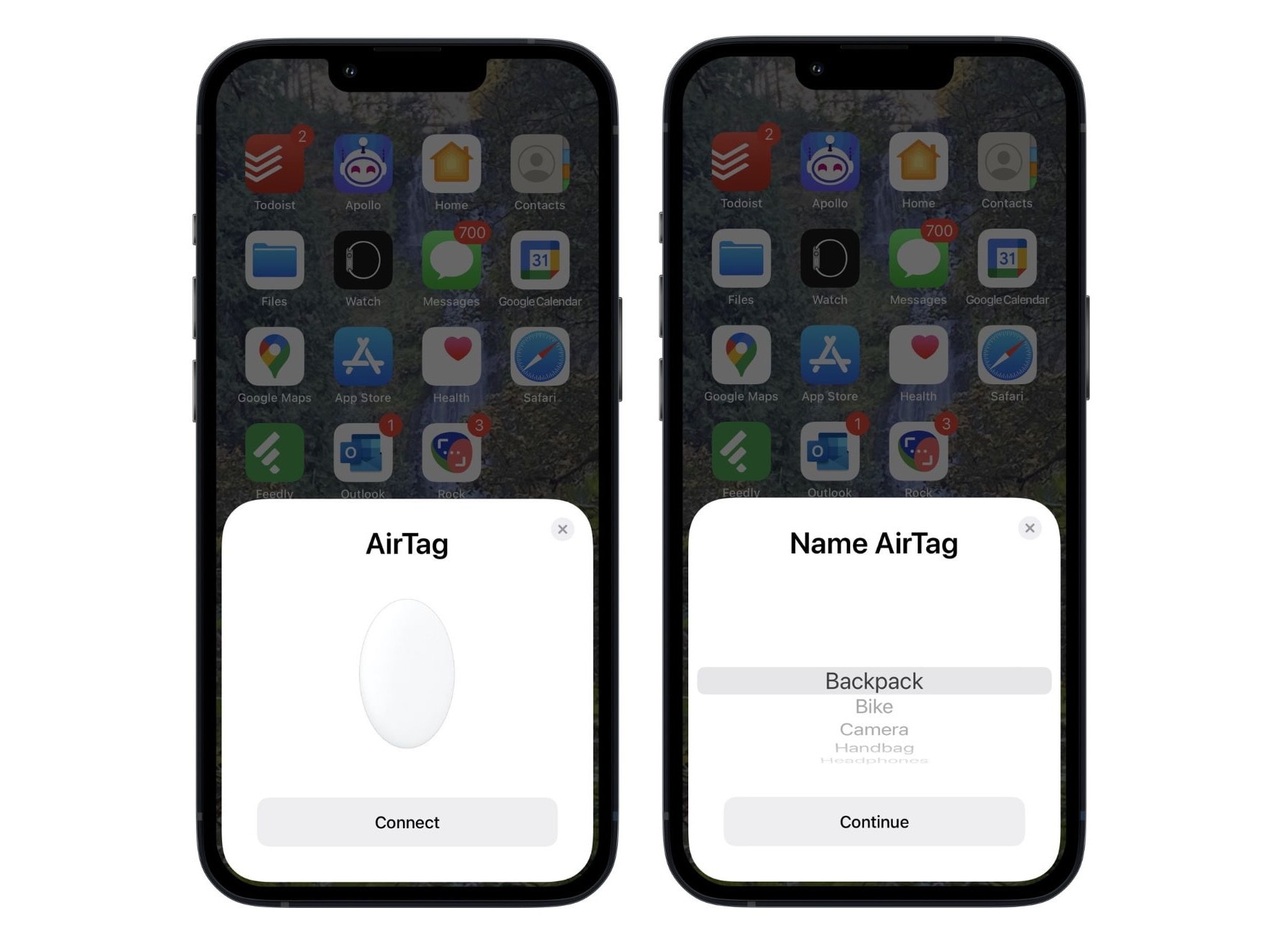Set up new airtags How to set up an AirTag: Setting up a new AirTag is easy.