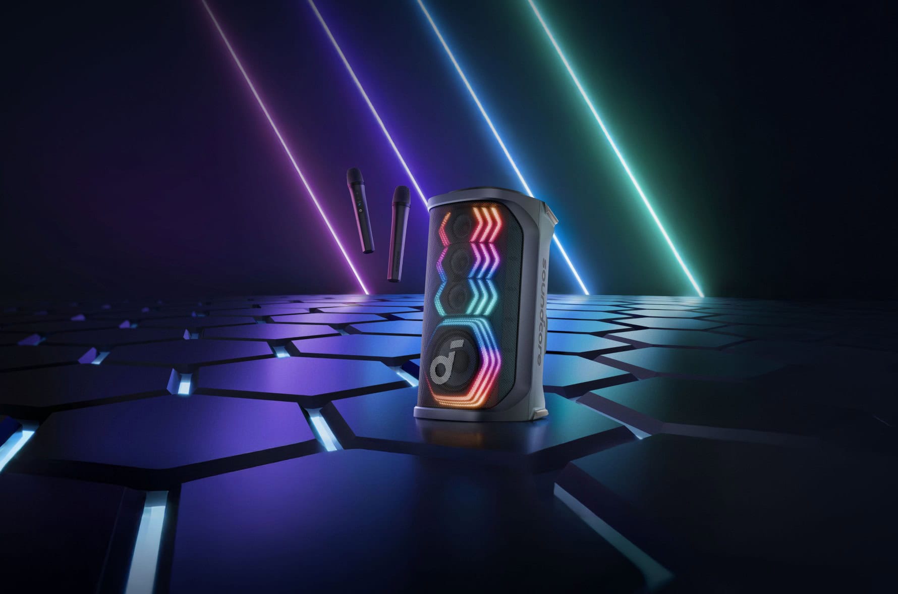 Soundcore Rave 3S Stylized karaoke speaker