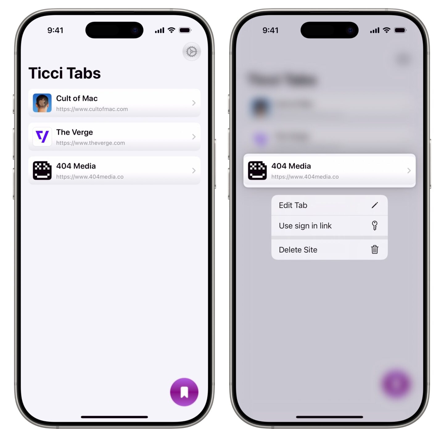 Ticci Tabs Browser for iPhone Ticci Tabs for iPhone