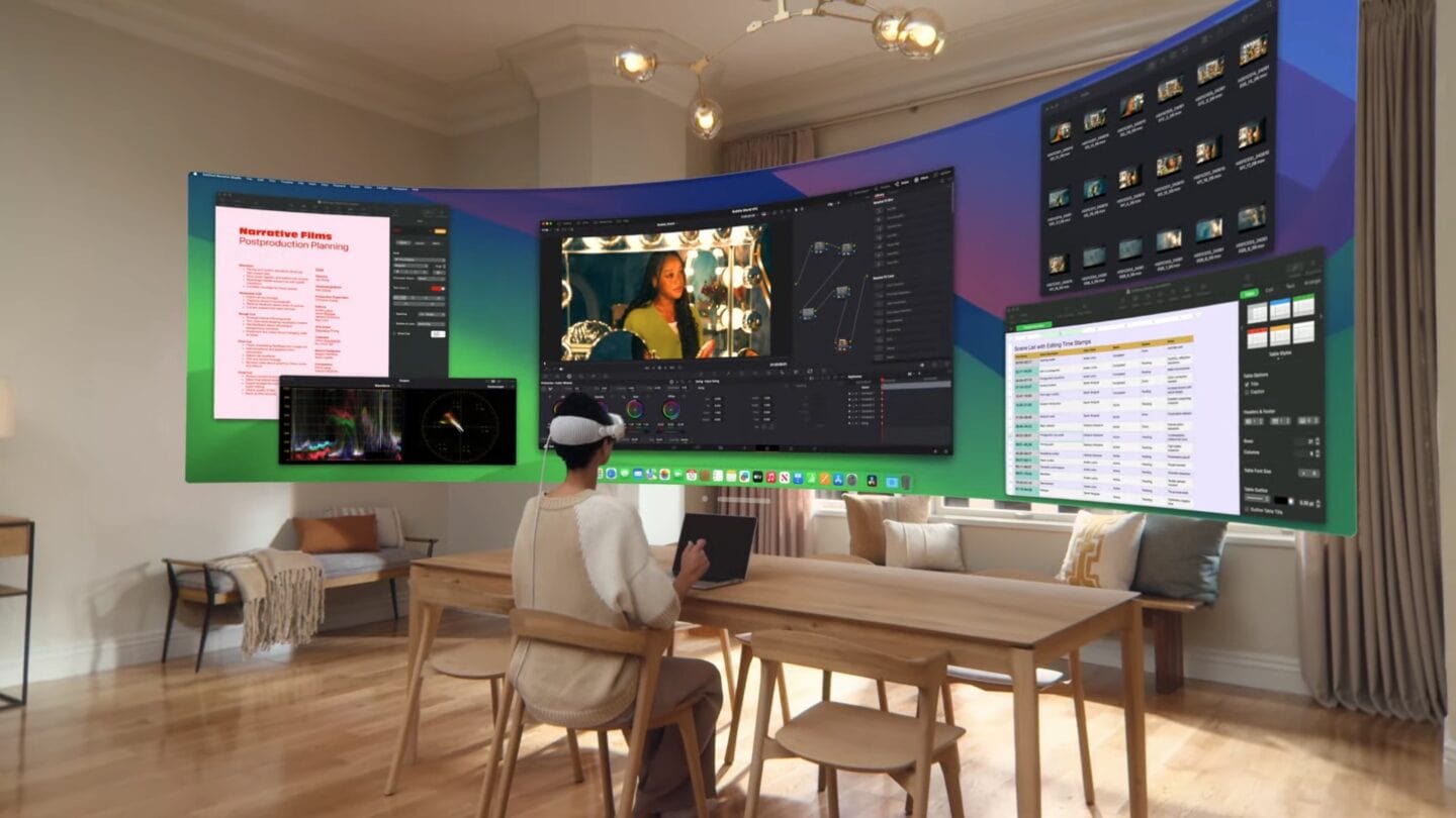 Screenshot Bigger Mac Virtual Display in visionOS 2