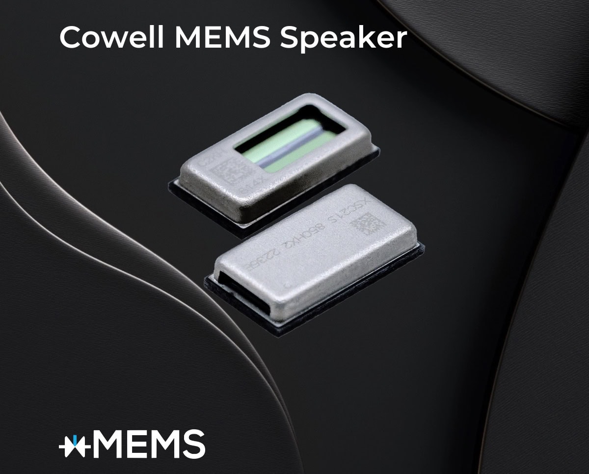 XMEMS Cowell Black xMEMS Cowell solid state micro speaker