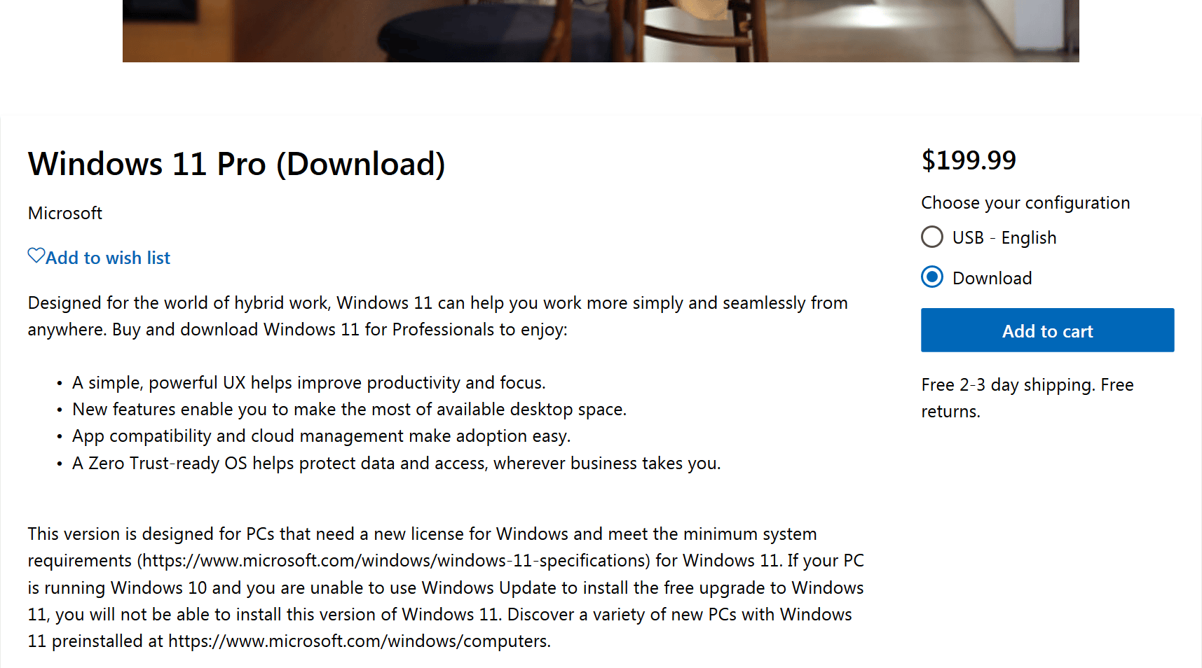 Microsoft official price-us Microsoft Window 11 Pro official price